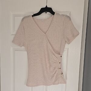 Women's Pink Knit Top